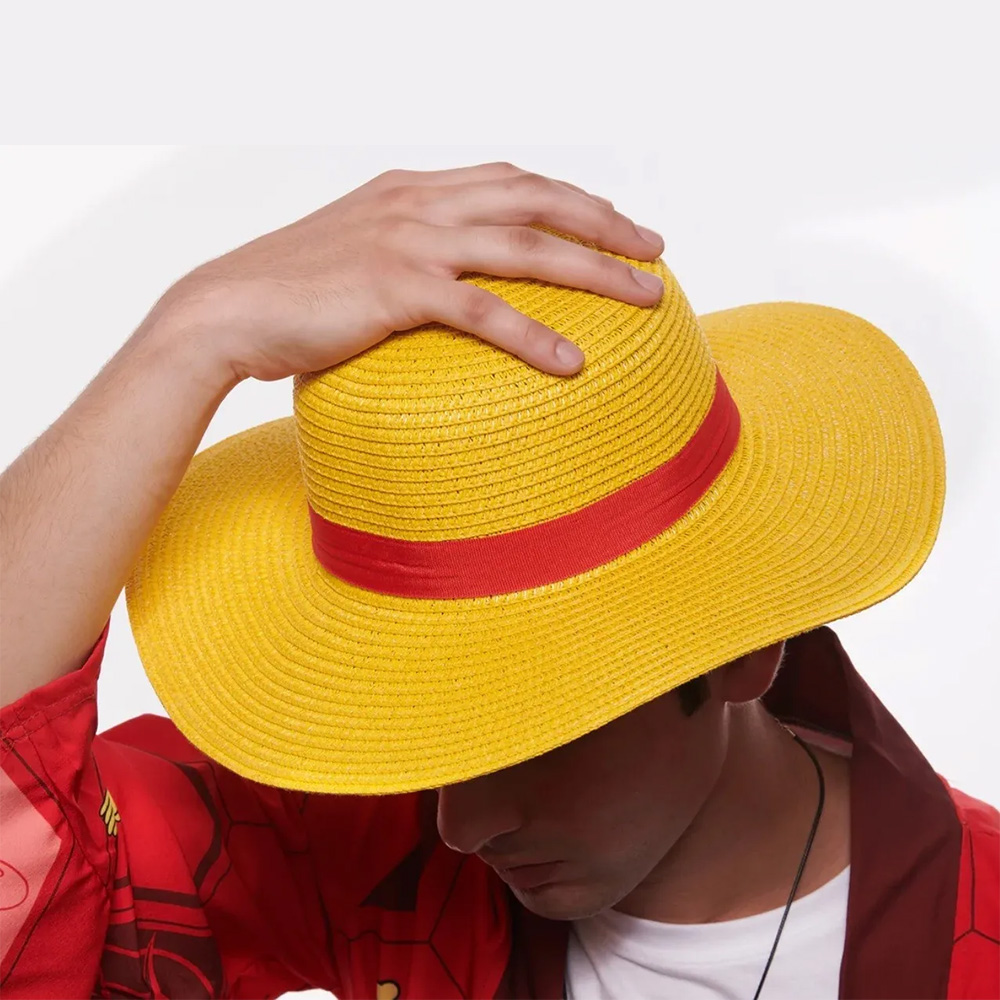One Piece Monkey D. Luffy Straw Hat Anime Cosplay Prop Cap