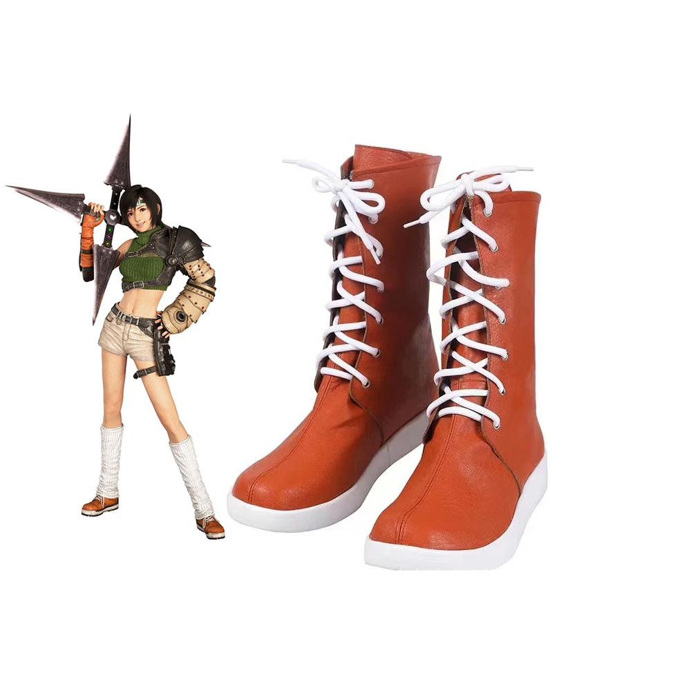 Yuffie Kisaragi Cosplay Shoes Boots Final Fantasy VII Halloween Carnival Party