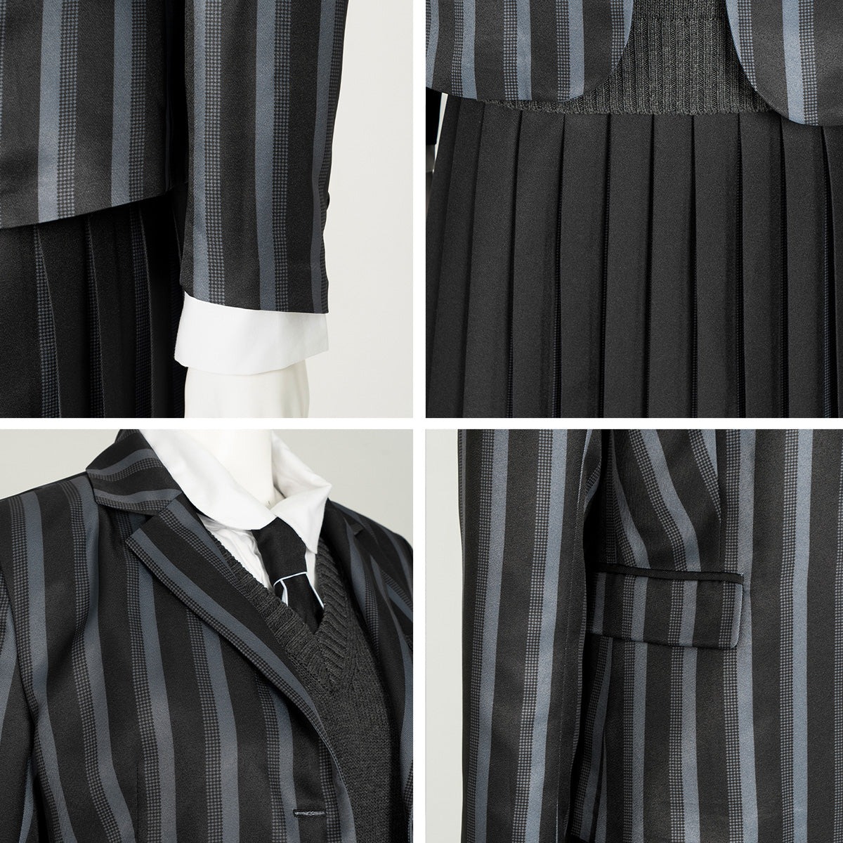 The Addams Family 2022 Wednesday Wednesday Addams School Uniform Cosplay Costume