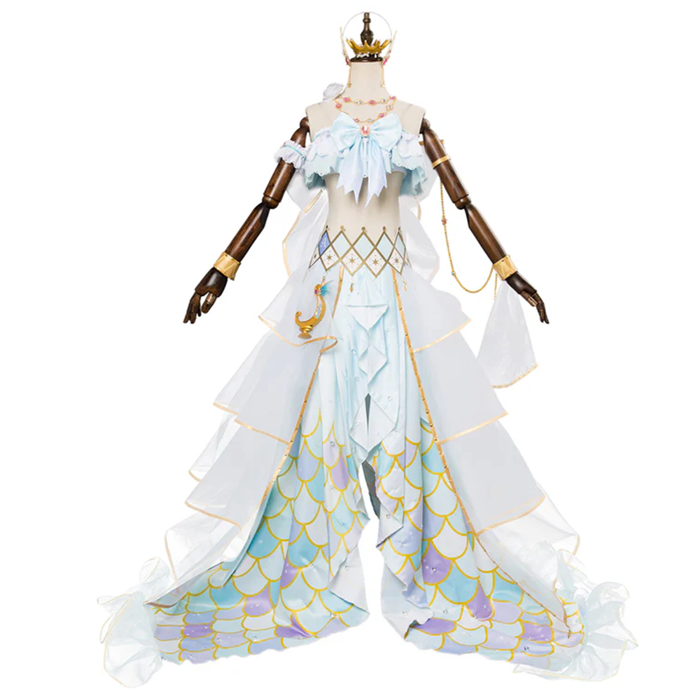 LoveLive Mermaid Festa Tsushima Yoshiko Cosplay Costume Awakening Dress