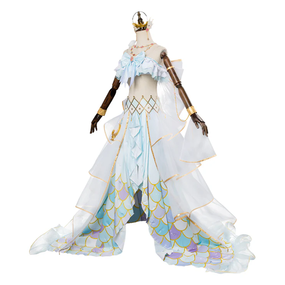 LoveLive Mermaid Festa Tsushima Yoshiko Cosplay Costume Awakening Dress