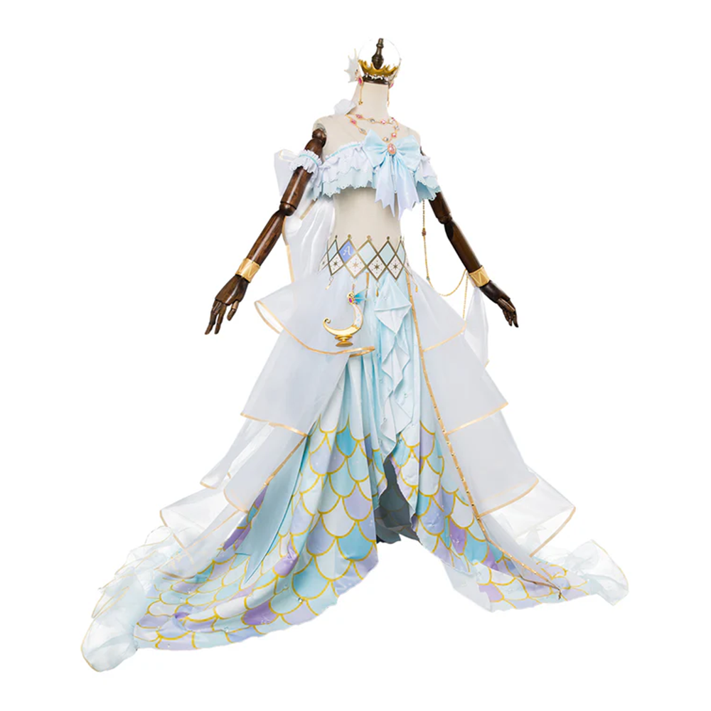 LoveLive Mermaid Festa Tsushima Yoshiko Cosplay Costume Awakening Dress