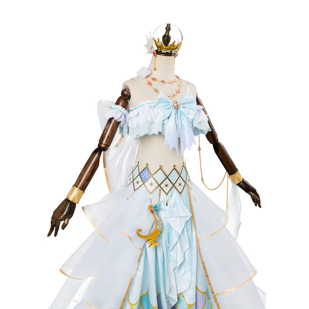 LoveLive Mermaid Festa Tsushima Yoshiko Cosplay Costume Awakening Dress