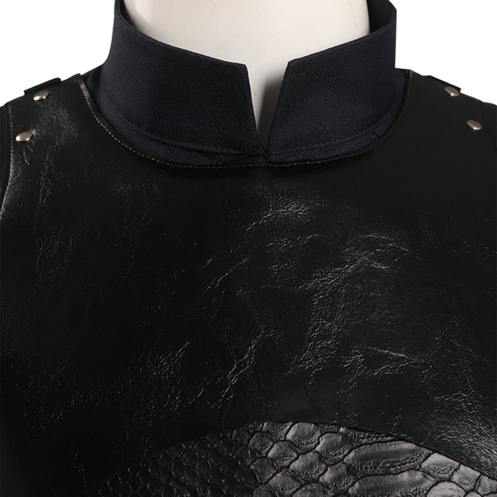 House of the Dragon Daemon Targaryen Cosplay Costume Black Battle Suit Outfits Halloween Carnival Suit