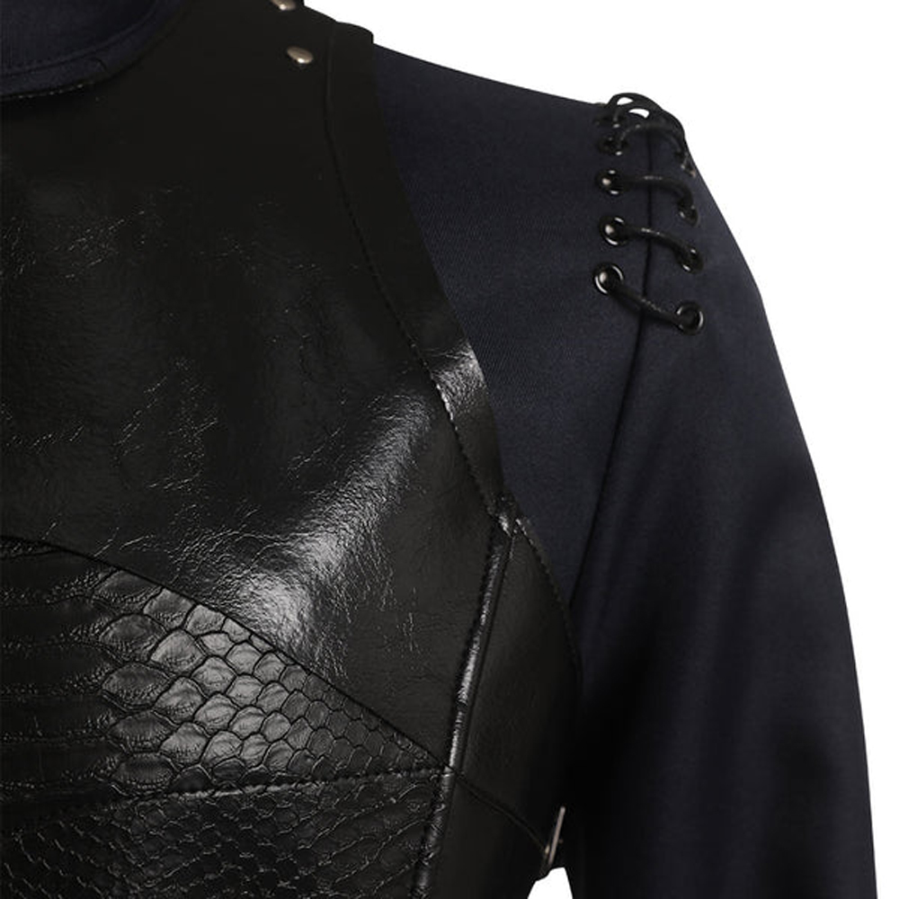 House of the Dragon Daemon Targaryen Cosplay Costume Black Battle Suit Outfits Halloween Carnival Suit