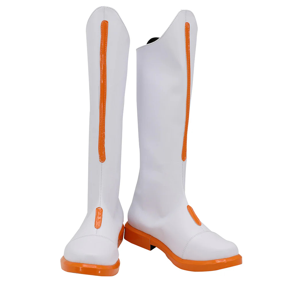 JoJo's Bizarre Adventure Jotaro Kujo Star Platinum White Shoes Cosplay Boots