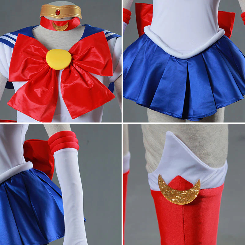 Sailor Moon Tsukino Usagi Princess Serenity Cosplay Costume