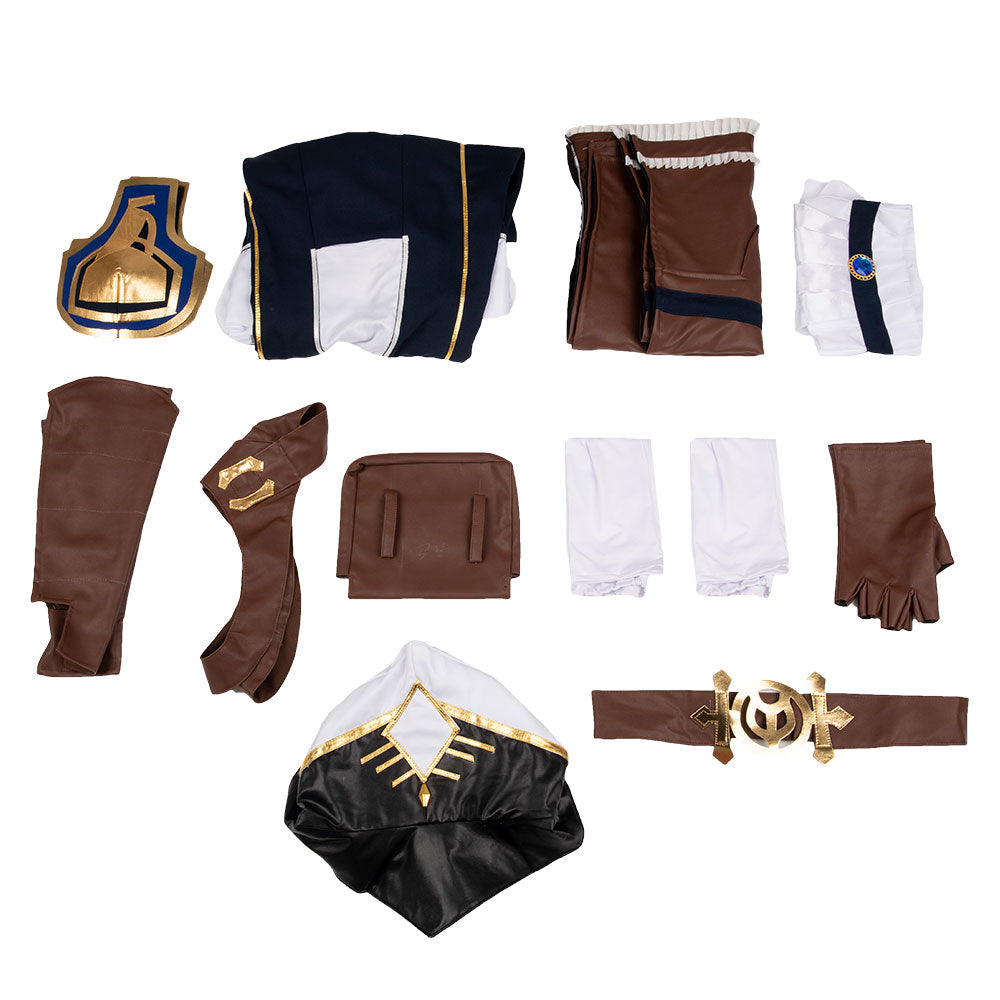 Game LOL Arcane Caitlyn Cosplay Costume The Sheriff of Piltover Caitlyn Uniform