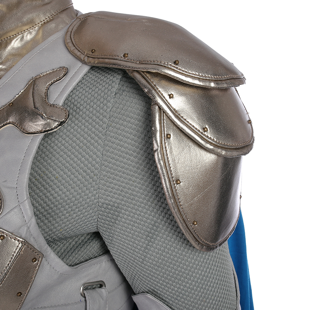 Marvel Movie Thor Ragnarok Valkyrie White War Armor Cosplay Costume  M20170176