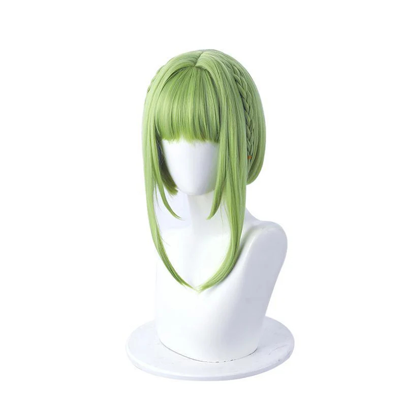 Anime Toilet Bound Hanako kun Nanamine Sakura Cosplay Wig Short Green Cosplay Wigs