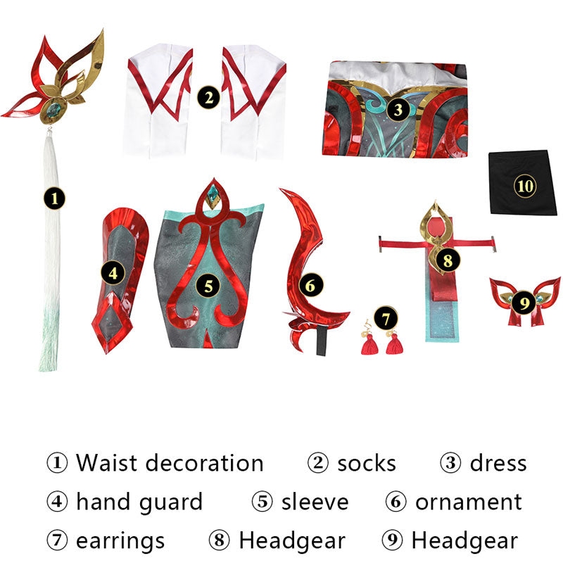 League of Legends  Mythmaker Irelia Cosplay Costumes