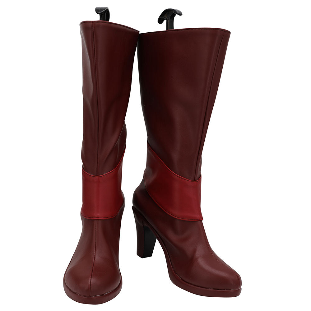 Hazbin Hotel Alastor Red Shoes Cosplay Boots
