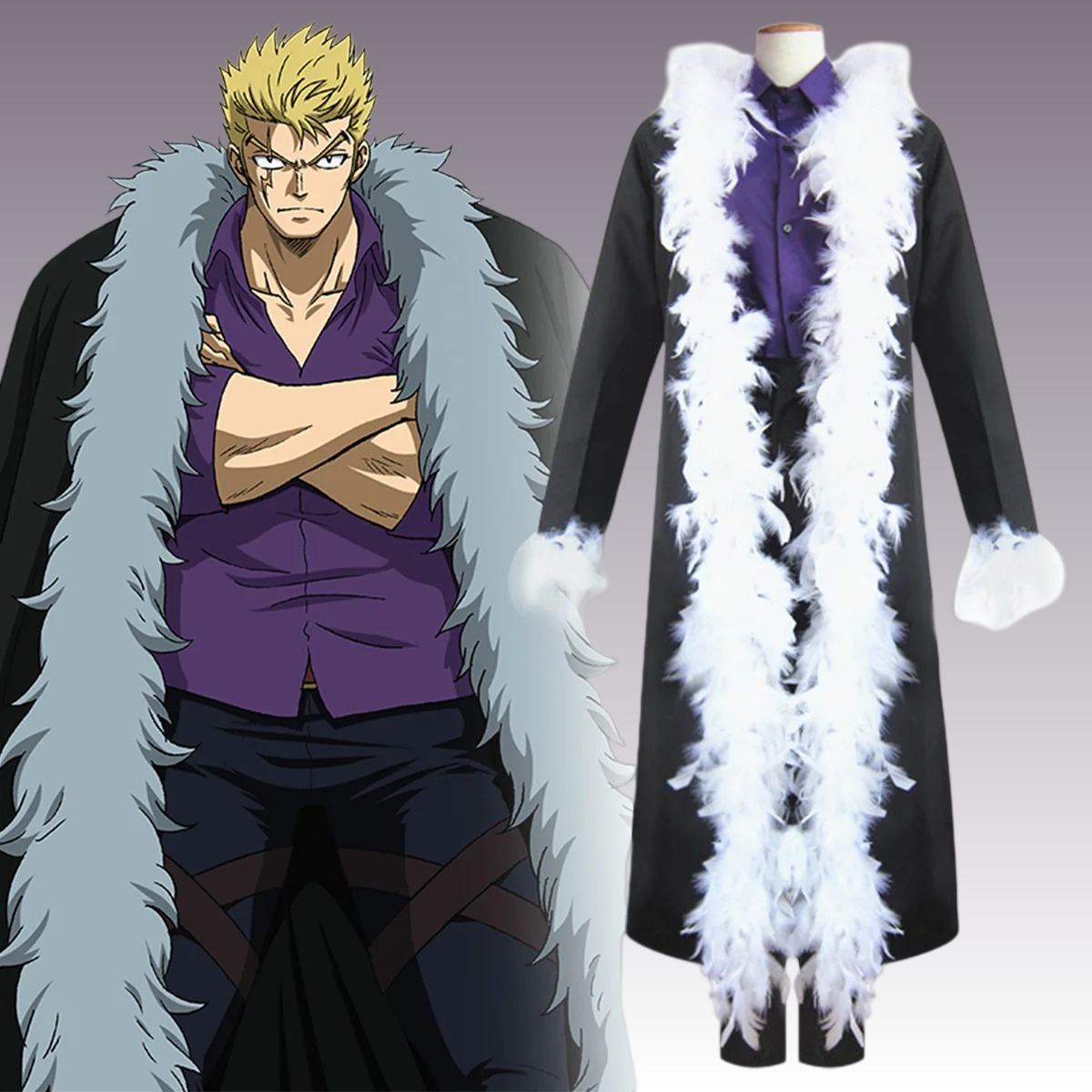 Fairy Tail Laxus Dreyar Cosplay Costume