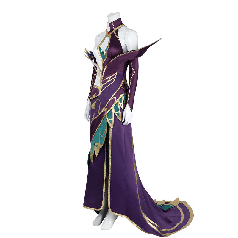 Game League of Legends Coven Morgana Premium Edition Cosplay Costumes