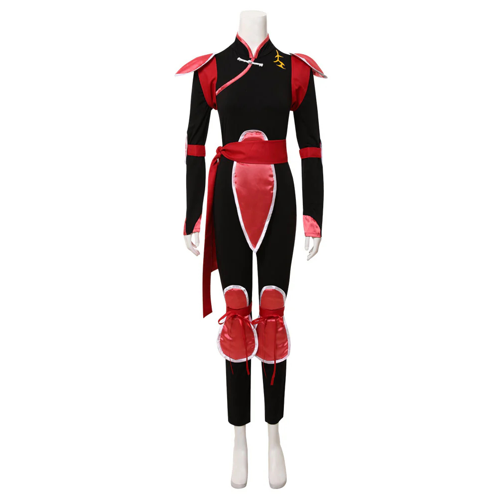 Inuyasha Sango Black Shoes Cosplay Costume