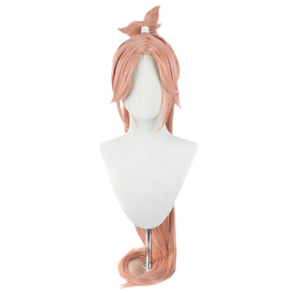 Guilty Gear Xrd Baiken Orange Cosplay Wig