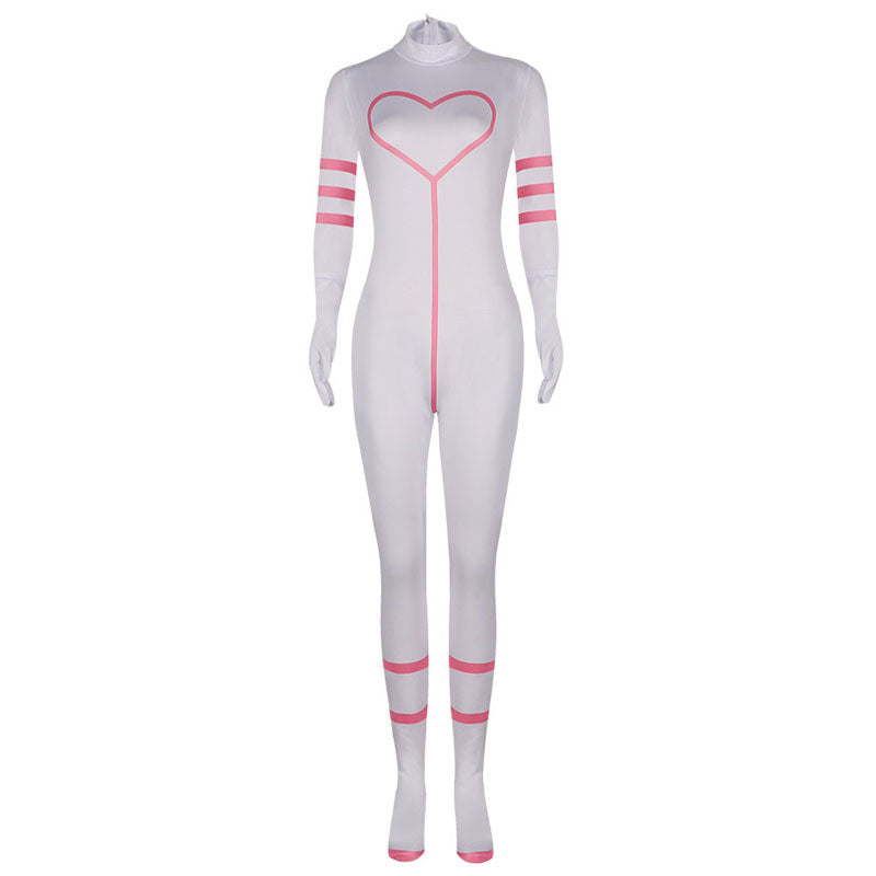 Hazbin Hotel Angel Jumpsuit Cosplay Costume