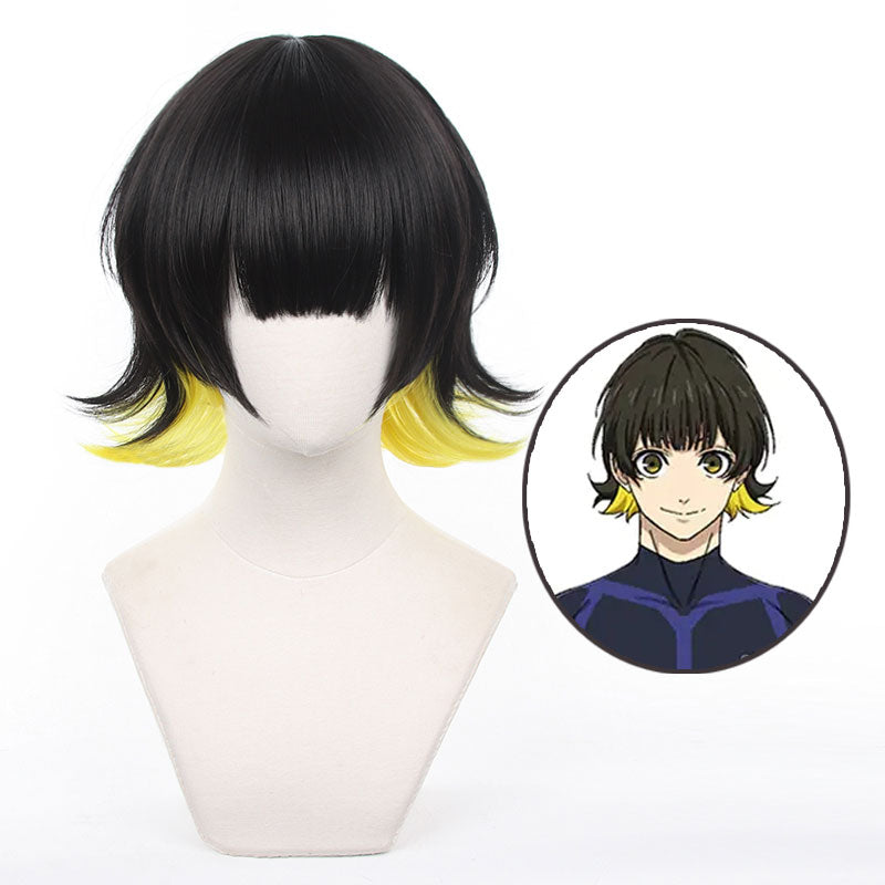 Anime Blue Lock Meguru Bachira Cosplay Wigs