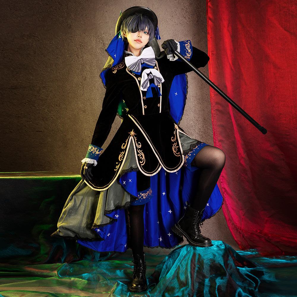 Costume cosplay Black Butler Ciel Phantomhive Church Choir