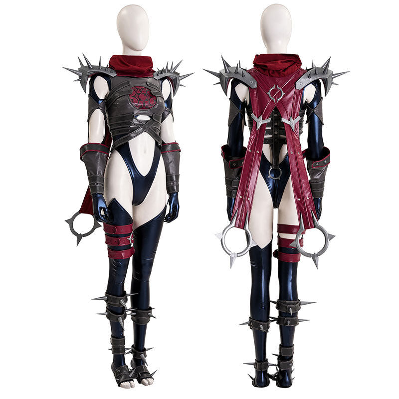 Marvel Rivals Invisible Woman Malice Skin Showcase Cosplay Costumes