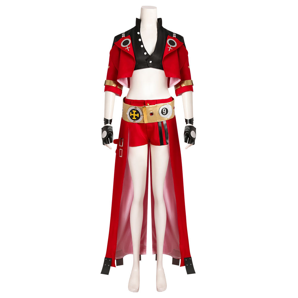 Guilty Gear STRIVE INO I-No Red Shoes Cosplay Costume