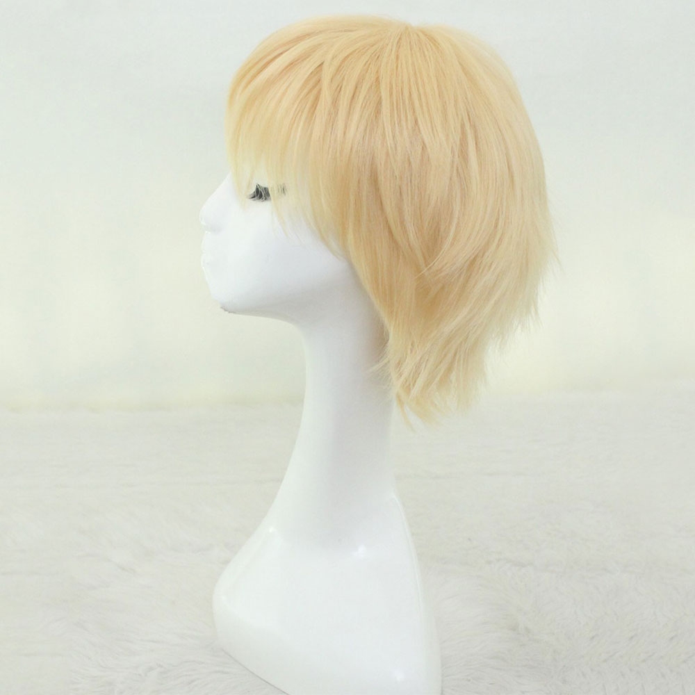 Black Clover Luck Voltia Light Golden Cosplay Wig