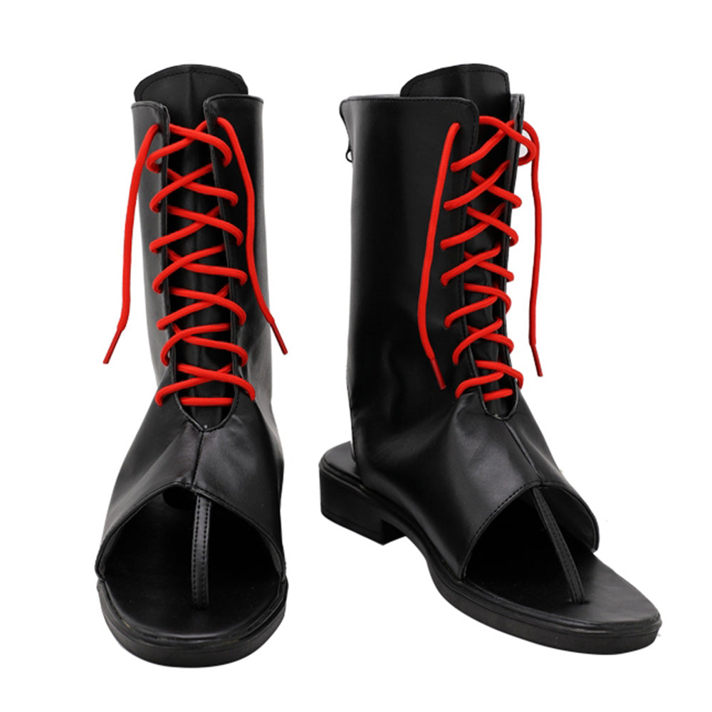 Guilty Gear STRIVE Baiken Black Cosplay Shoes