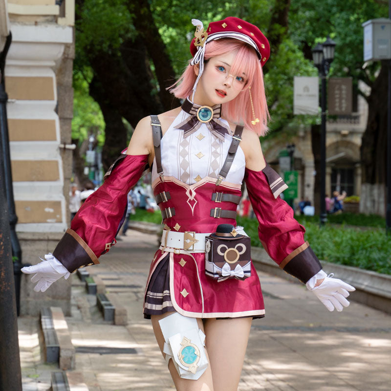 Genshin Impact Charlotte Cosplay Costumes