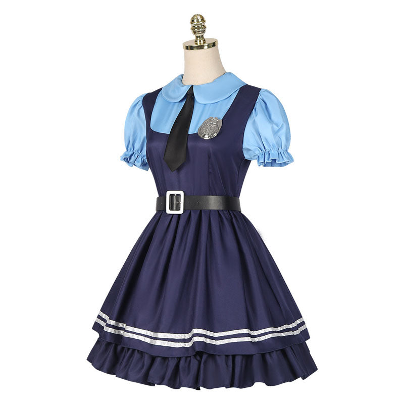 Zootopia Officer Judy Hopps Dress Cosplay Costumes