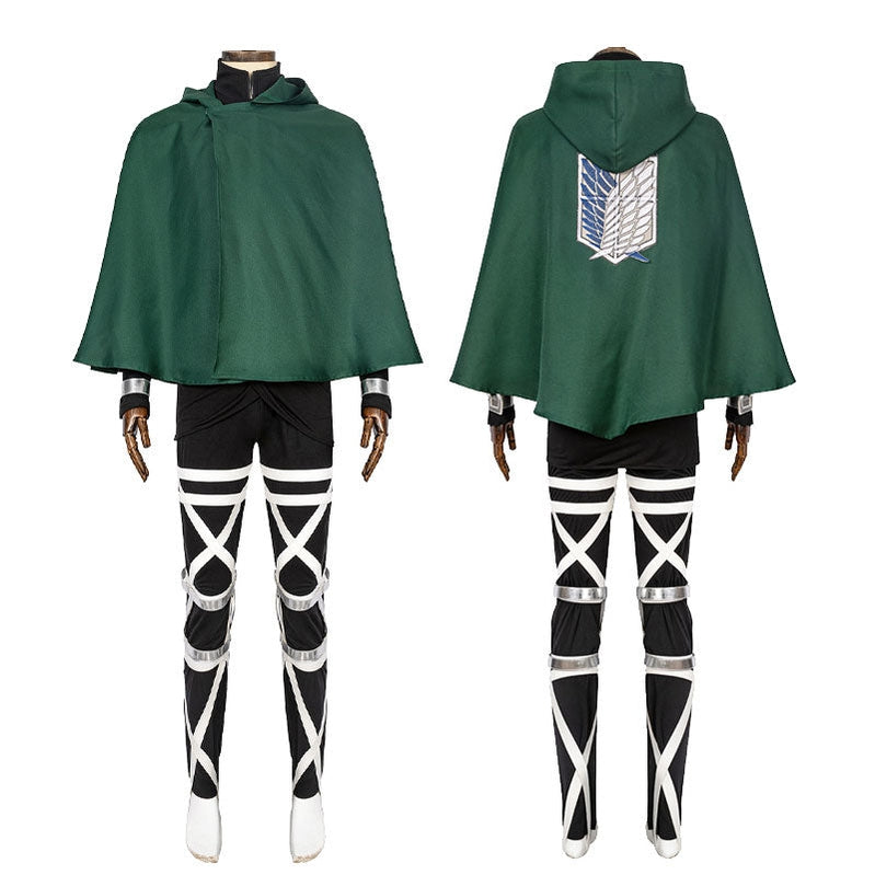 Anime Attack on Titan: The Final Season 4 Levi Ackerman Uniform Set Cosplay Costumes