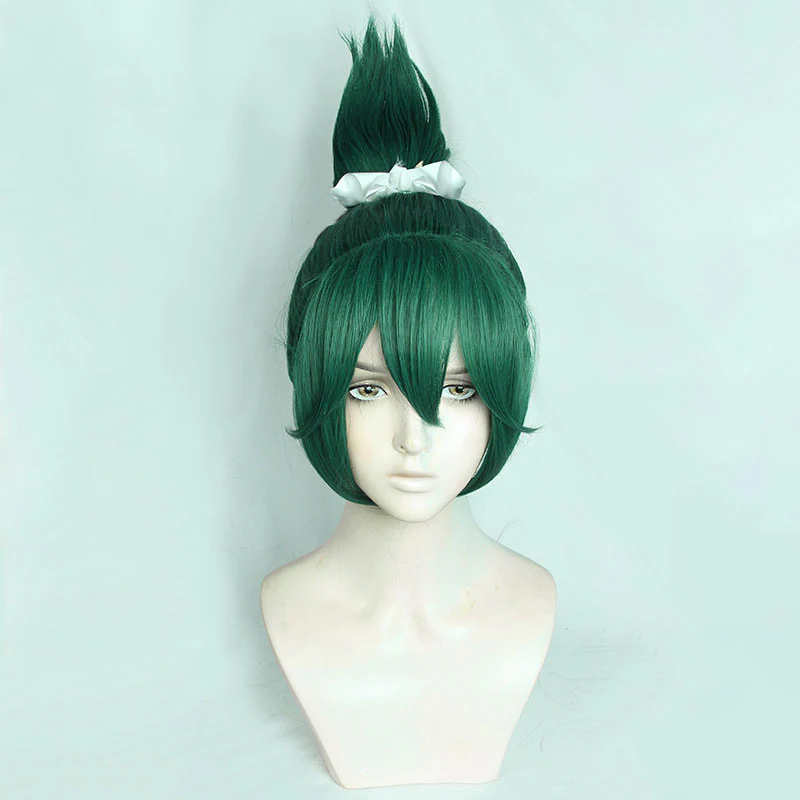 Overwatch 2 Kiriko Green Cosplay Wig