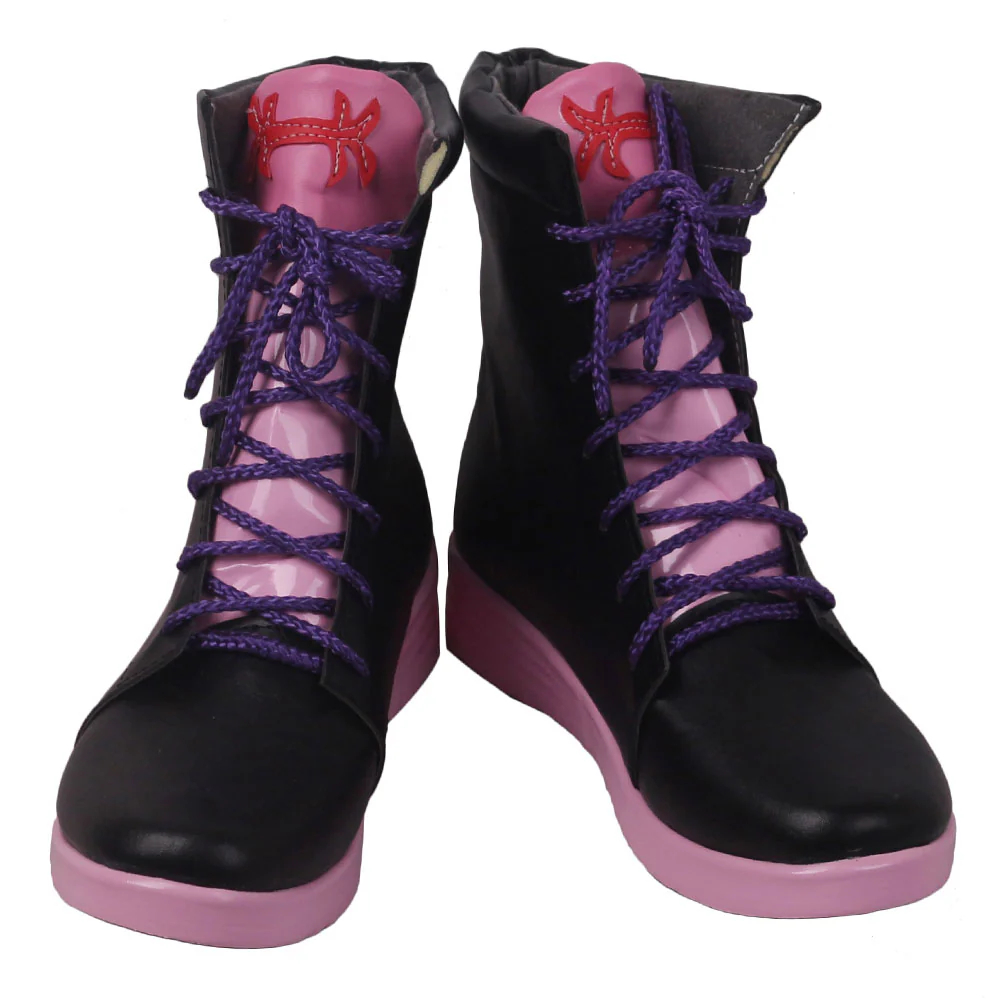 Spiderman Spider-Man: Into The Spider-Verse Peni Parker Black Cosplay Shoes