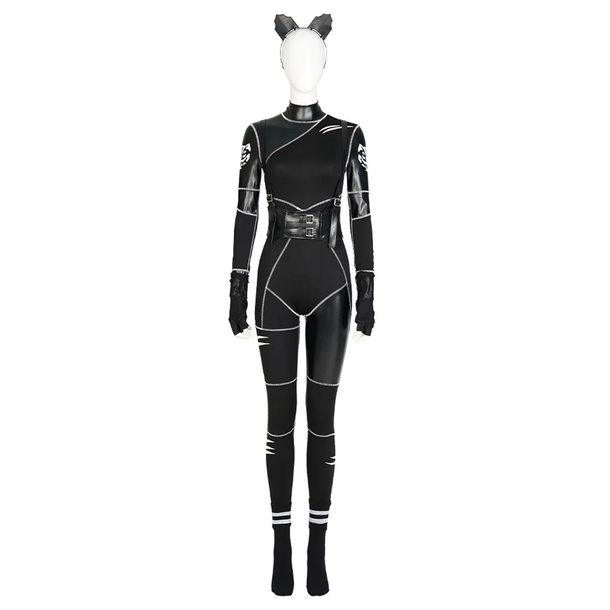 Wednesday The Addams Family (2022 TV Series) Wednesday Cat Suit Cosplay Costume