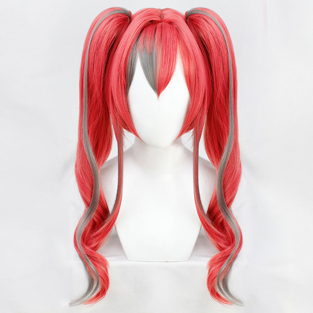 Azur Lane Bremerton Cosplay Wig Grey Pink