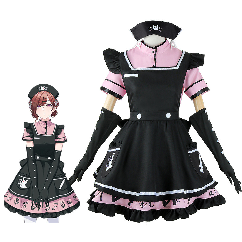 The Idolm@Ster Bright Colors Higuchi Madoka Noctchill Anime Costume Dresses Christmas Halloween