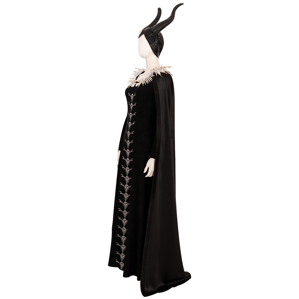 Movie Maleficent Disguise Disney Sleeping Beauty Cosplay Costume With Hat And Wings  M20190310