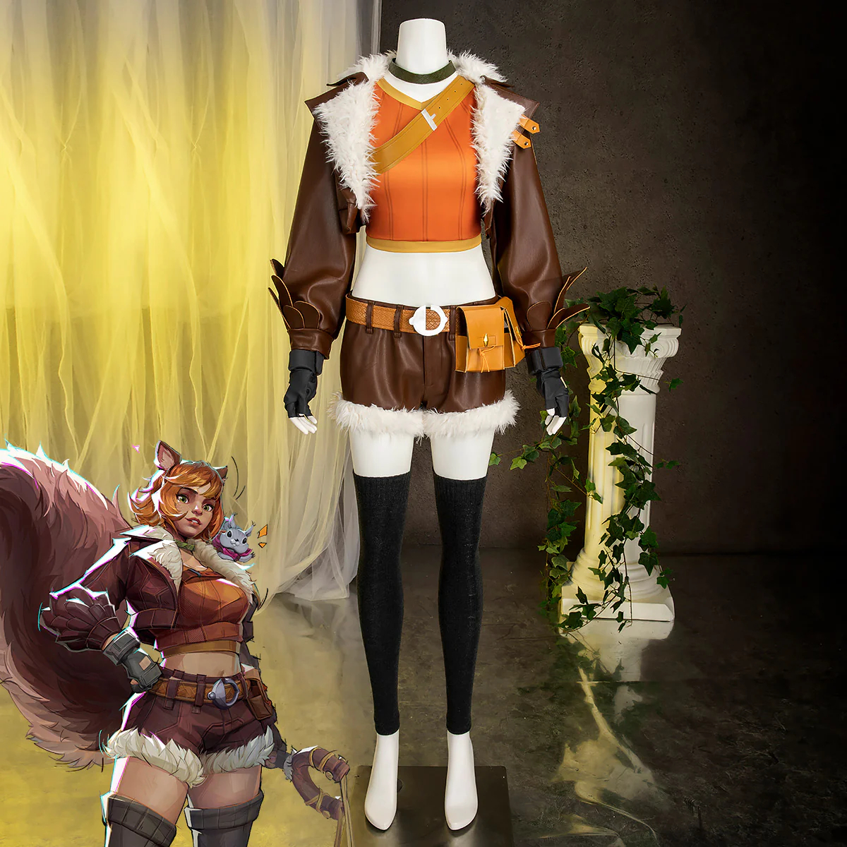 Marvel Rivals Squirrel Girl Cosplay Costume