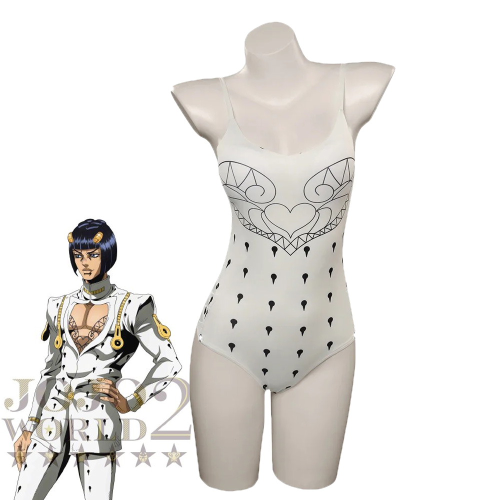 The Bizarre Adventures of JoJo Stone OCEAN  Buccellati Swimsuit Carnival Costume Swimwear Halloween Carnival Suit