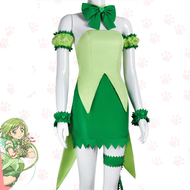 Tokyo Mew Mew Lettuce Midorikawa Dress Cosplay Costume