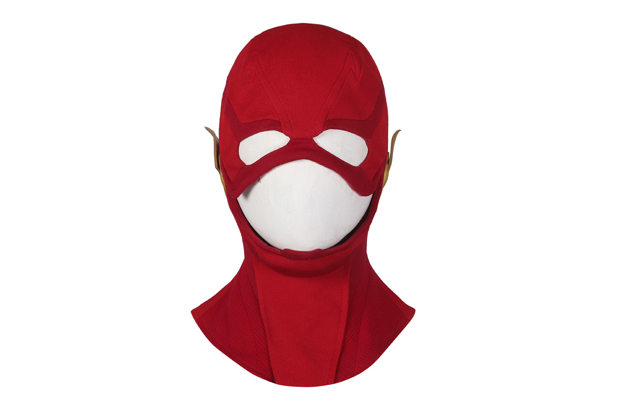 DC Movie The Flash S8 Cosplay Costumes Barry Allen Suit With Golden Boots 4906