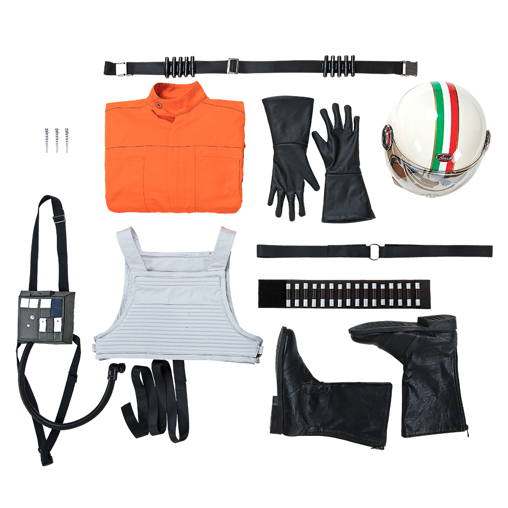 Movie Star wars X-WING Rebel Pilot Cosplay Costume Jumpsuit Uniform Outfit set  M20200350