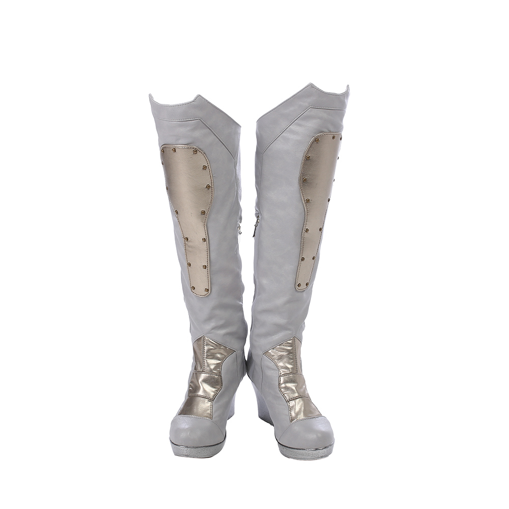 Marvel Movie Thor Ragnarok Valkyrie White War Armor Cosplay Costume  M20170176