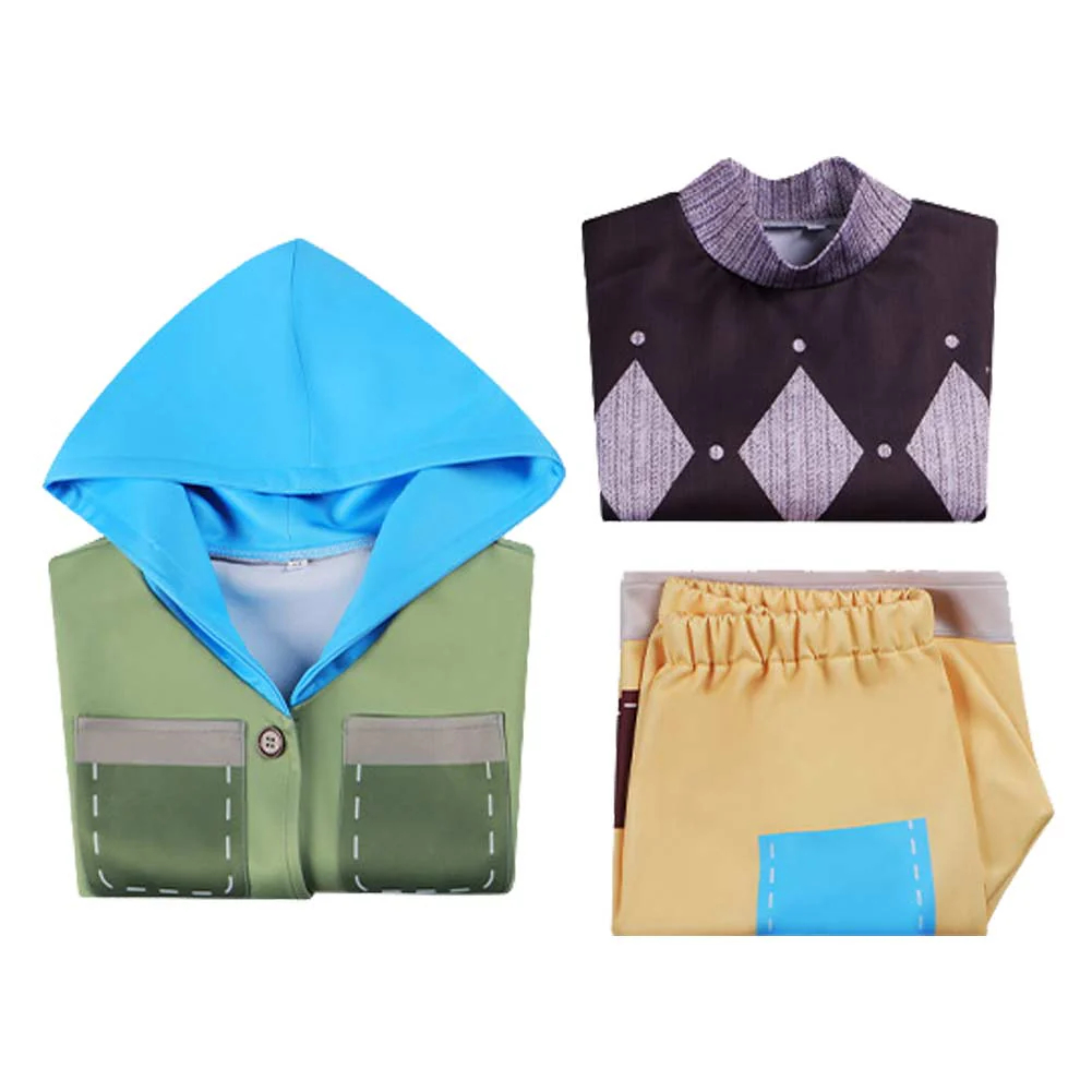 Brave Cat (2026) Kona Hoodie Jacket Pants Set Outfit Adult Kids Halloween Carnival Party Cosplay Costume