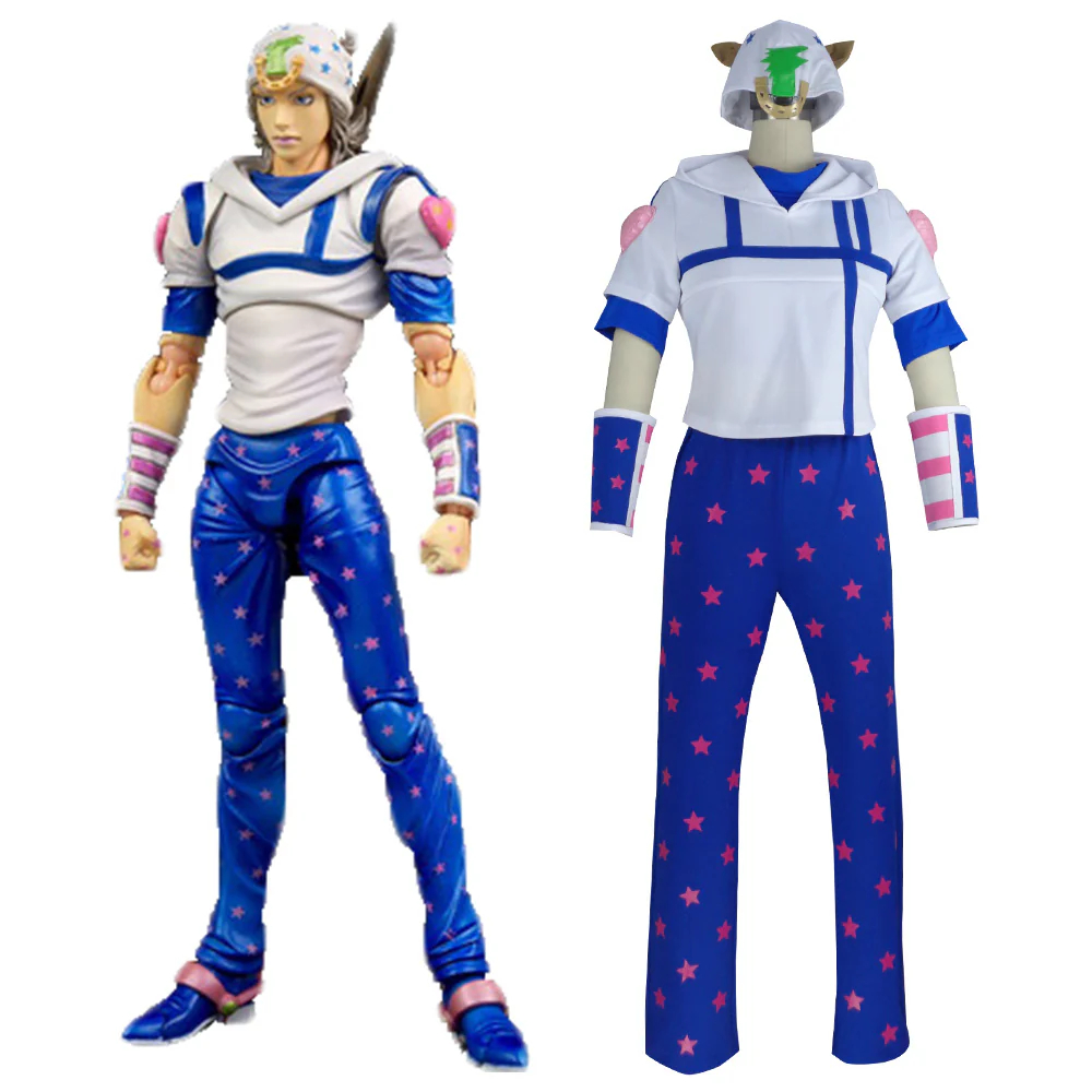 JoJo's Bizarre Adventure Johnny Joestar Cosplay Costume - B Edition