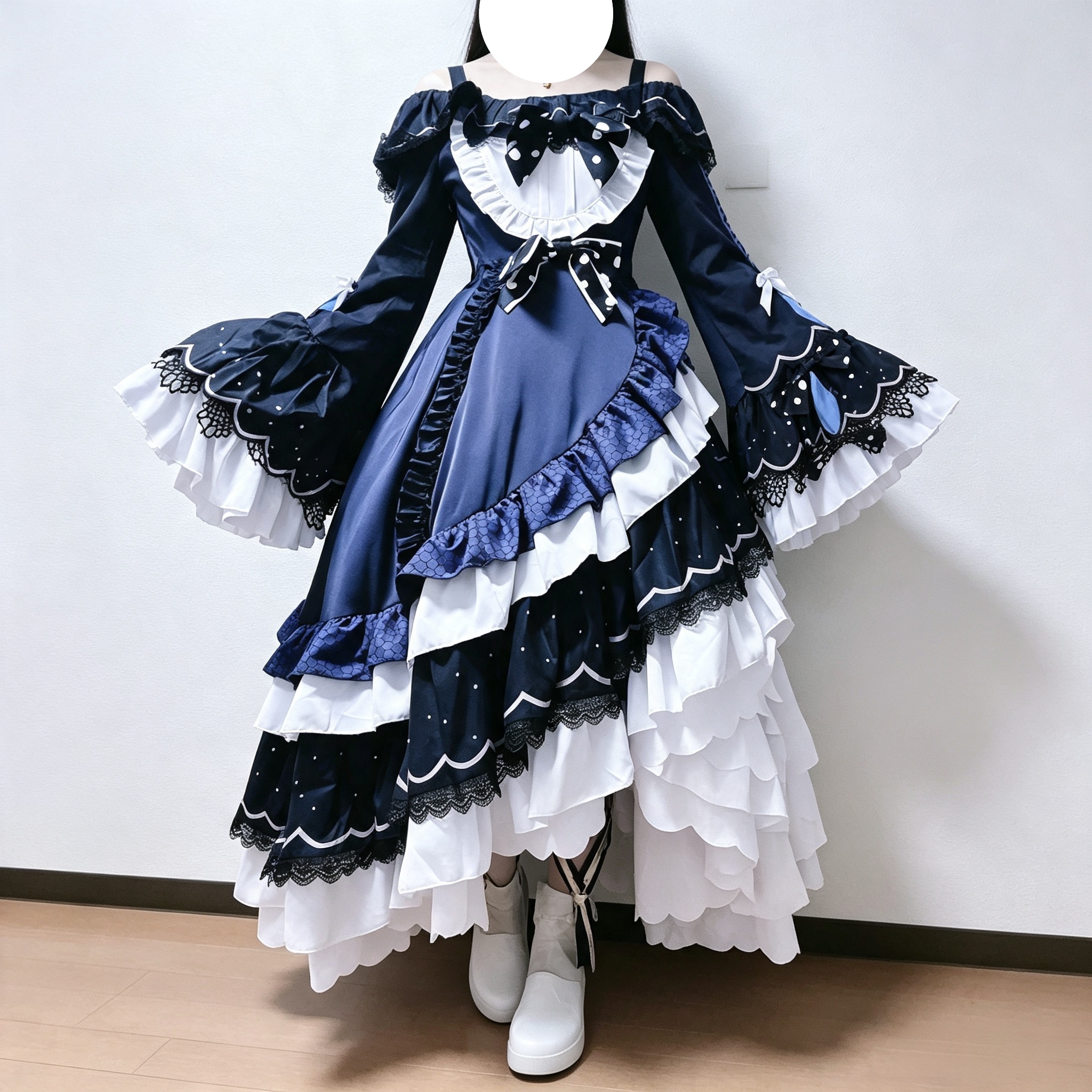 Magical Girl Witch Trials Natsume Anan Cosplay Costume Kawaii Navy  