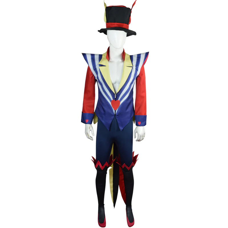 Helluva Boss Ozzie Uniform Suit Cosplay Costume With Accessories