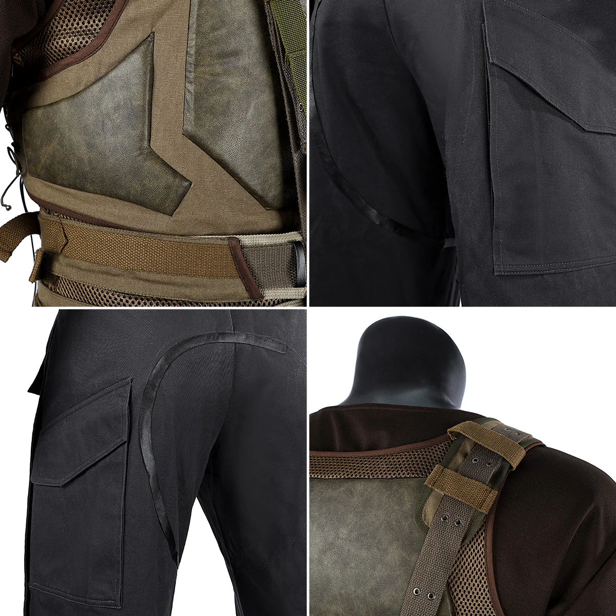 Batman Bane Cosplay Costume Mask overcoat Props accessories Halloween