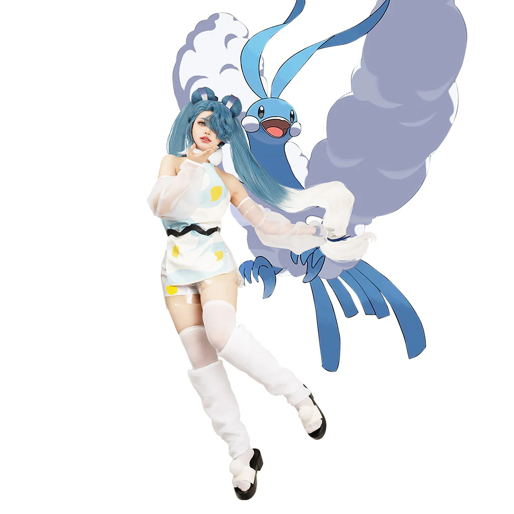 Pokemon feat. Hatsune Miku Project VOLTAGE Flying Type Cosplay Costume