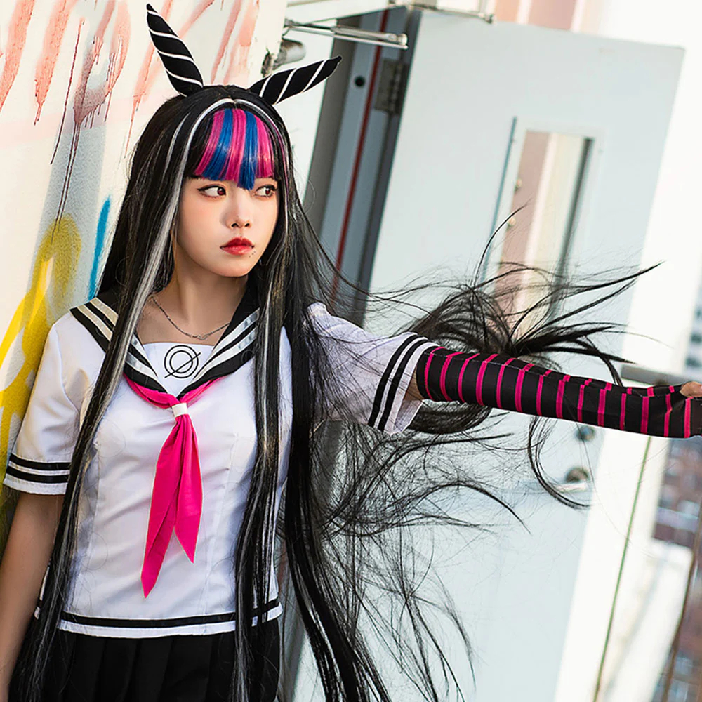 Danganronpa Dangan Ronpa 2: Goodbye Despair Ibuki Mioda Halloween Cosplay Costume