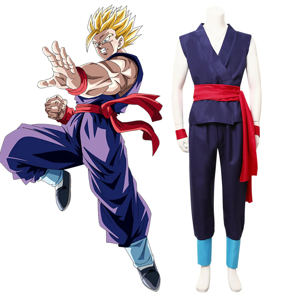 Dragon Ball Adult Son Gohan Super Saiyan Cosplay Costume